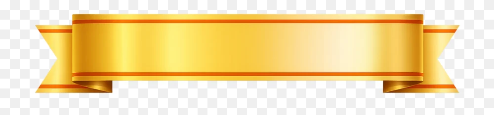 Gold Ribbon Banner PNG Transparent Background – Luxury Golden Label Design  Transparent Background