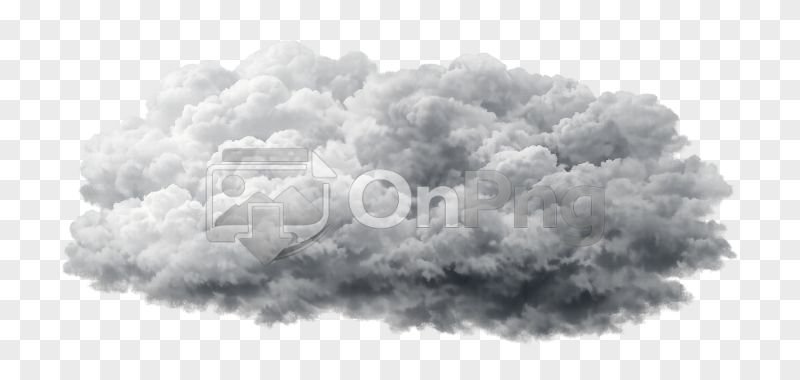 Dark Cloud PNG HD Transparent Background