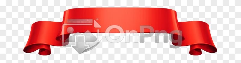 Certificate Ribbon Premium Red Glossy Banner PNG