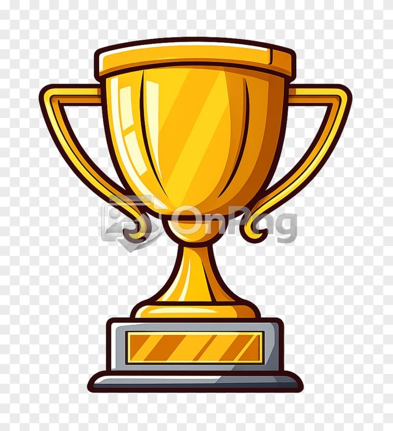 Golden Cup PNG – Premium Shiny Trophy Transparent Background