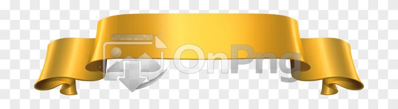 Premium Gold Certificate Ribbon Png – Elegant Award Banner Design