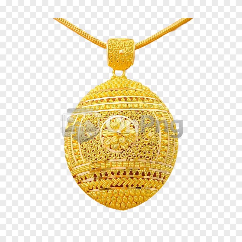 Gold Necklace PNG – Premium Transparent Jewelry Design
