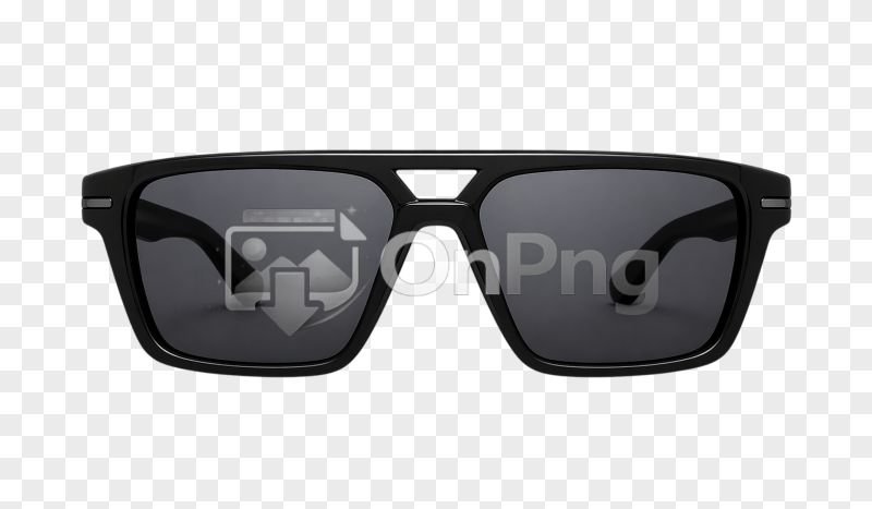 Black Goggles Png – Bold Sporty Angular Sunglasses Modern Style