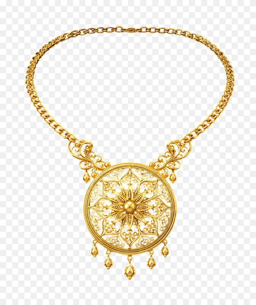 Luxury Vintage Gold Necklace Png Transparent Background  Transparent Background