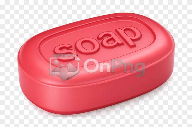Soap Png – Modern Red Bath Soap Bar Clean Minimal Design