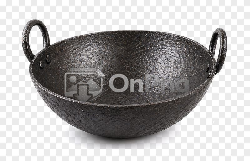 Heavy Duty Cast Iron Kadai Png Transparent Background Free Downlaod