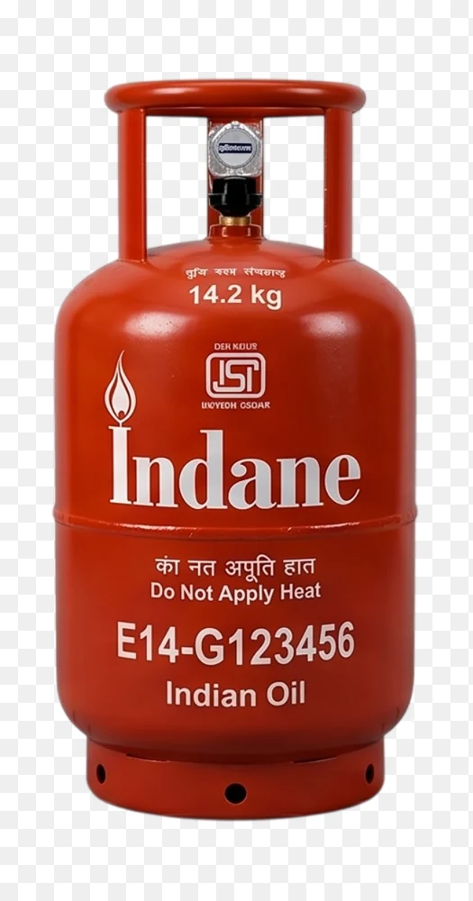 Indane Gas Cylinder Png Red LPG Cylinder Transparent Background  Transparent Background