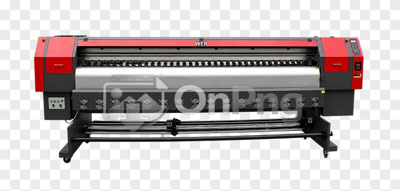 Flex Machine Png Wide Format Industrial Printer Transparent Background