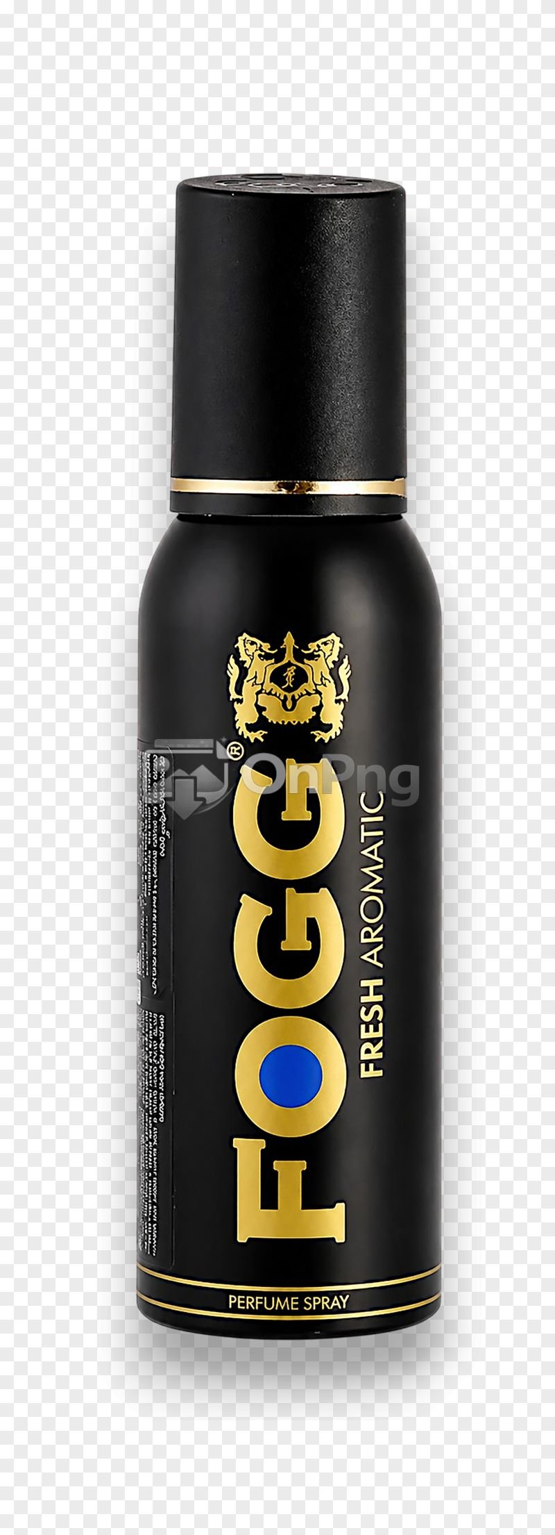 Fogg Perfume Spray Deo PNG – Premium Black Bottle Transparent Background