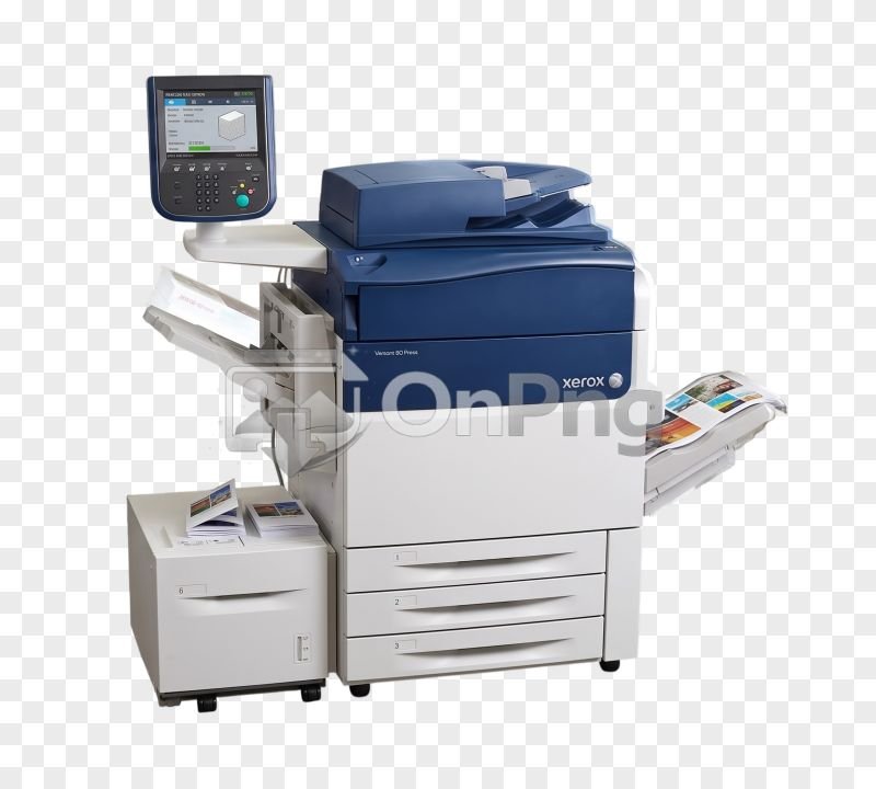 High-Resolution Xerox Digital Machine Transparent Background Png