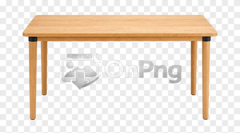Center Table Png – Modern Wooden Rectangular Table Transparent Background