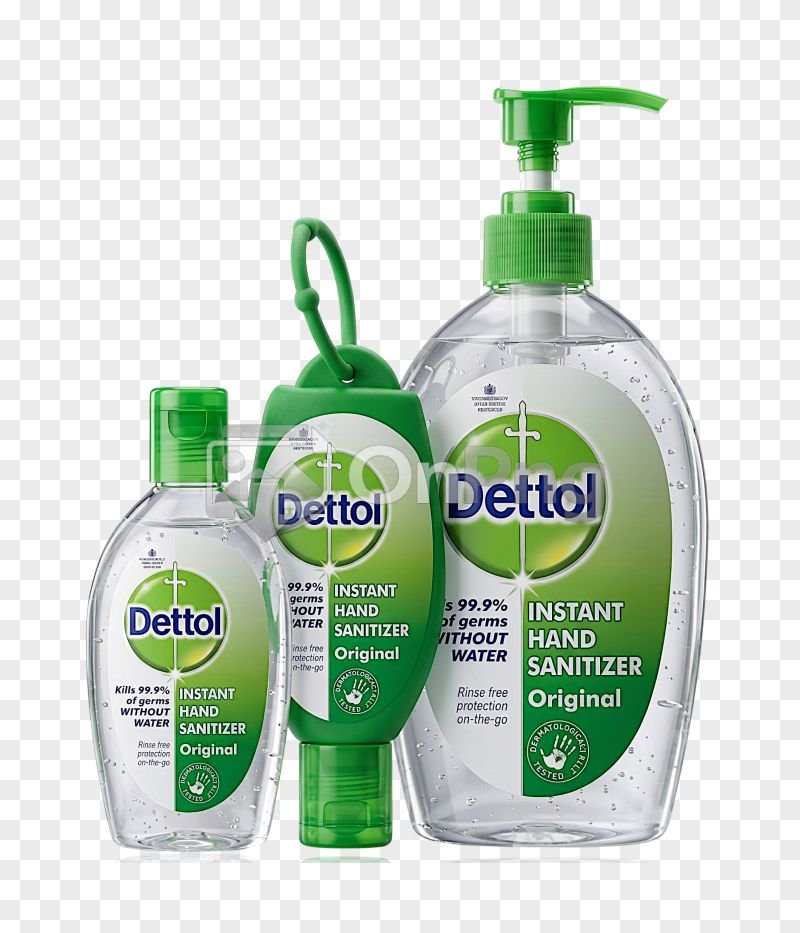 Dettol PNG Hand Sanitizer Transparent Background