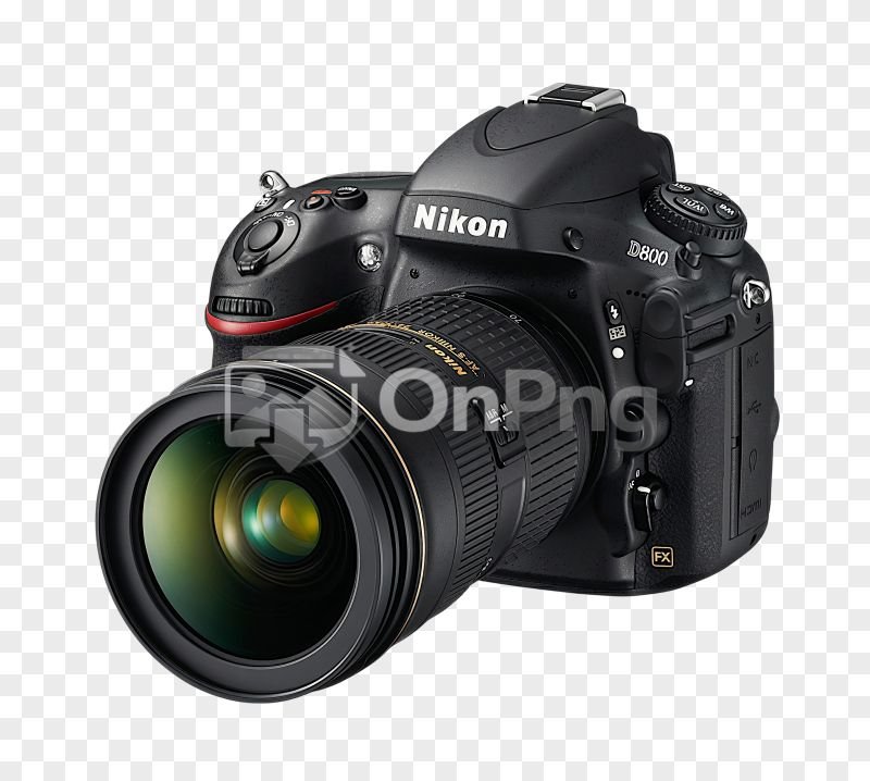 High-Resolution Nikon Camera PNG with Transparent Background