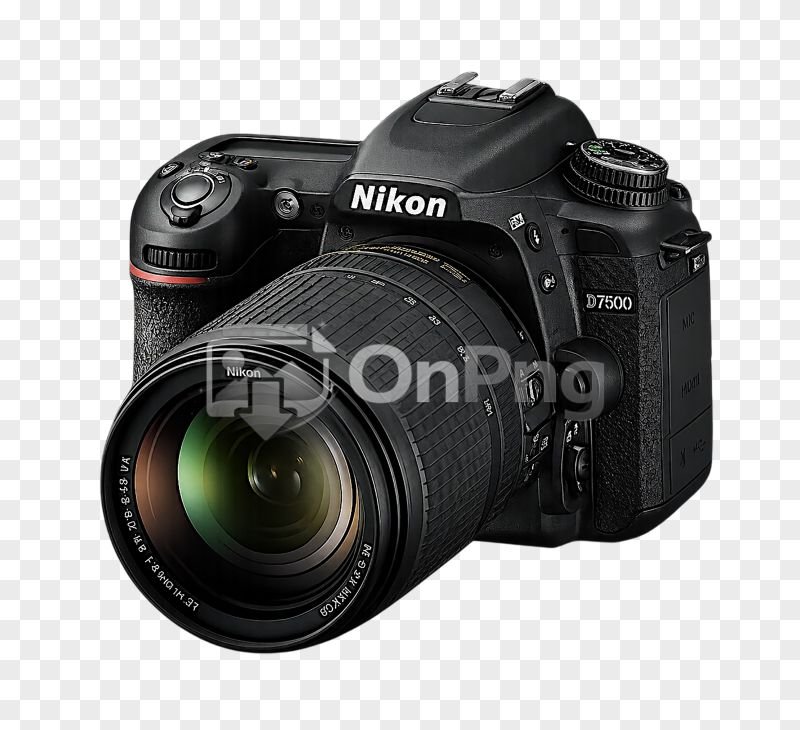 Nikon Camera Png – Professional DSLR D7500 Transparent Background