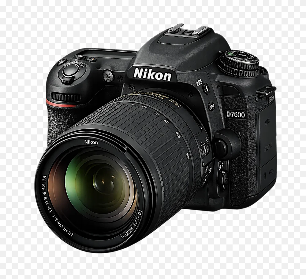 Nikon Camera Png – Professional DSLR D7500 Transparent Background  Transparent Background