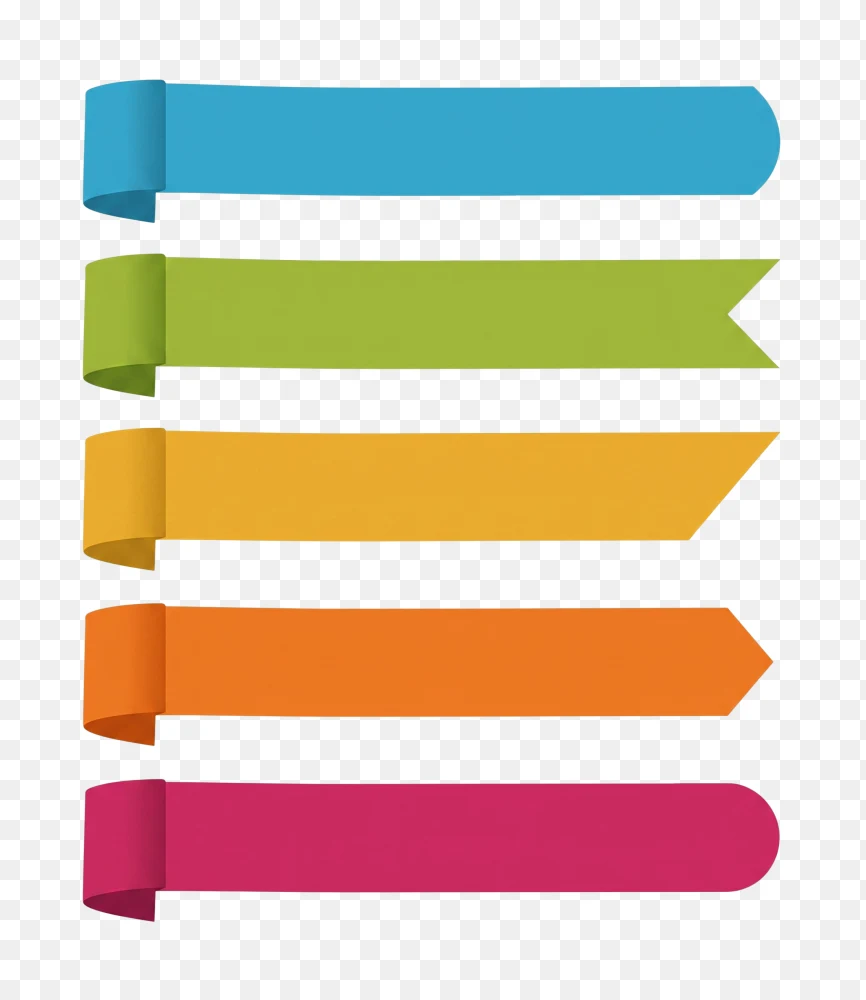 Horizontal Banner Labels PNG Transparent Background  Transparent Background