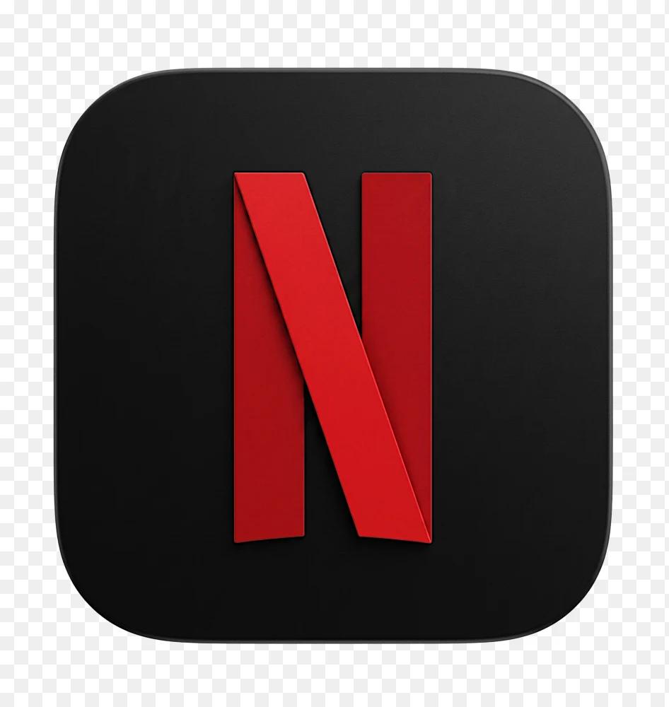 Netflix App Logo Icon Transparent PNG  Transparent Background