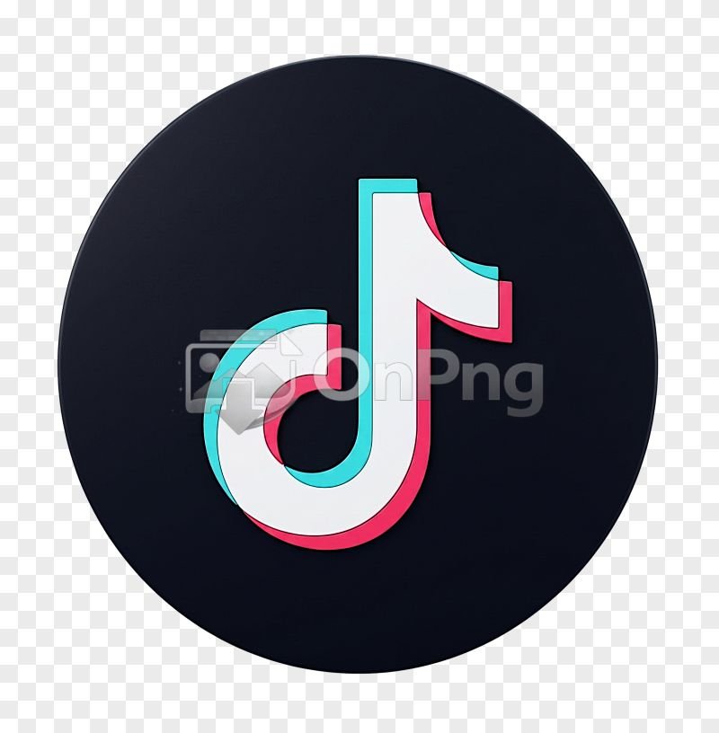 TikTok Logo Icon Transparent Background