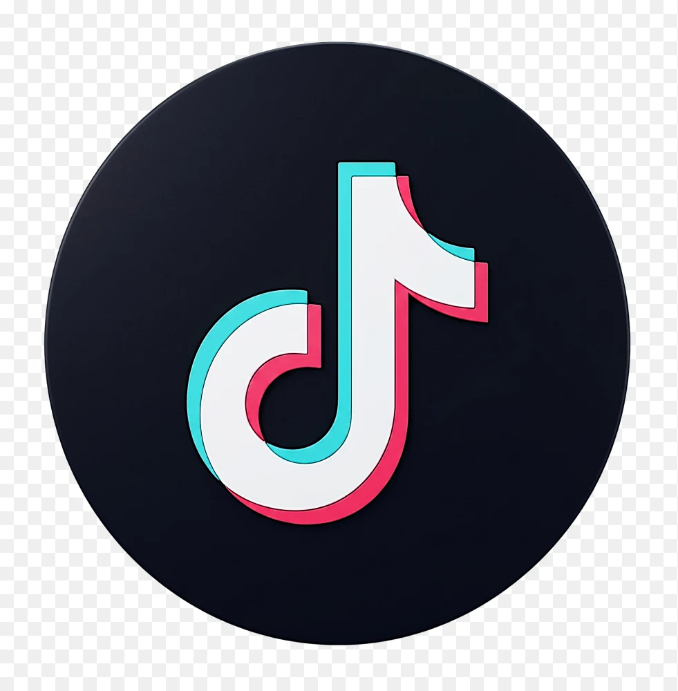 TikTok Logo Icon Transparent Background PNG Transparent Background