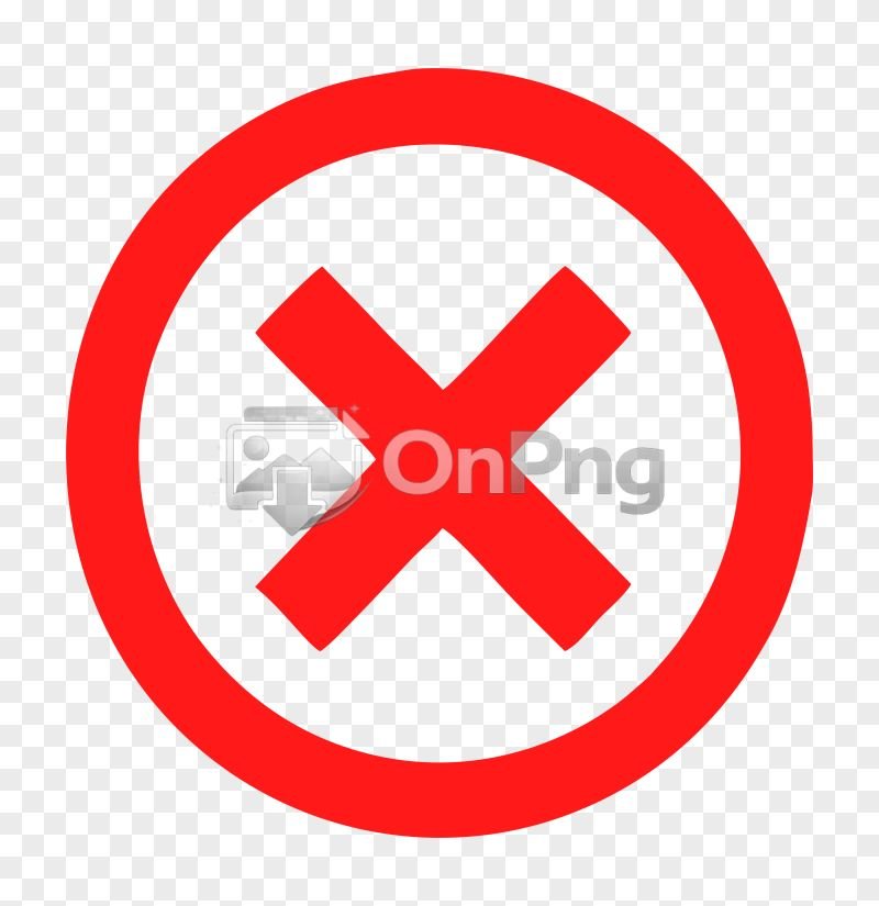 X Mark Check Mark PNG Tick and Cross Icons