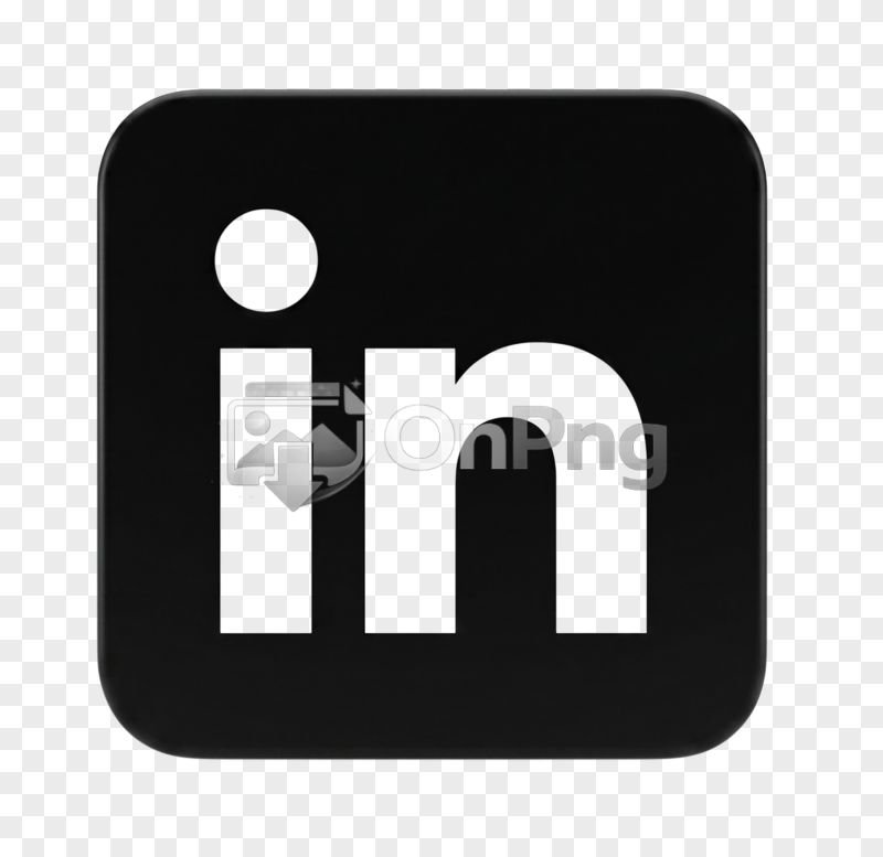 LinkedIn Logo Icon PNG Transparent Background