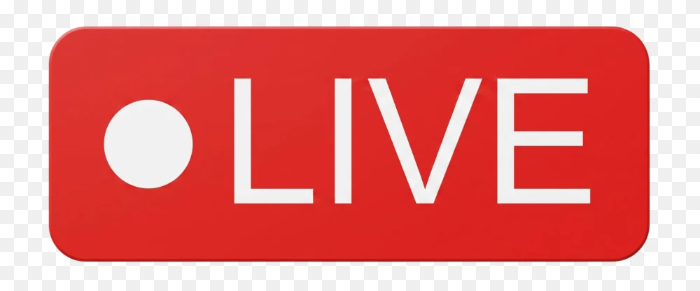 Transparent Red LIVE Status Badge Icon PNG  Transparent Background