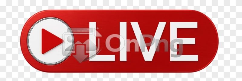 Red Live Stream Play Button