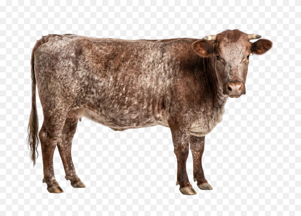 Brown Speckled Cow Transparent Background PNG  Transparent Background