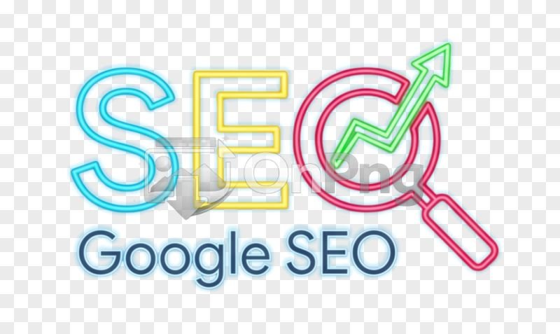 Google SEO Growth Arrow Icon PNG
