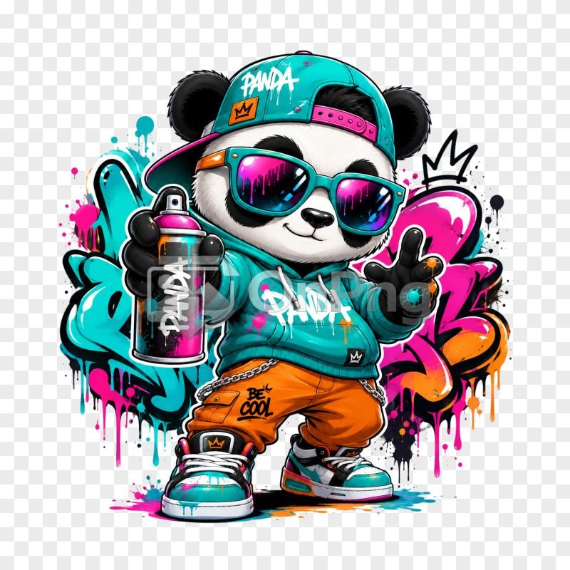 Urban Kawaii Graffiti Mascot Collection – Premium Street-Art Character Sticker & T-Shirt design
