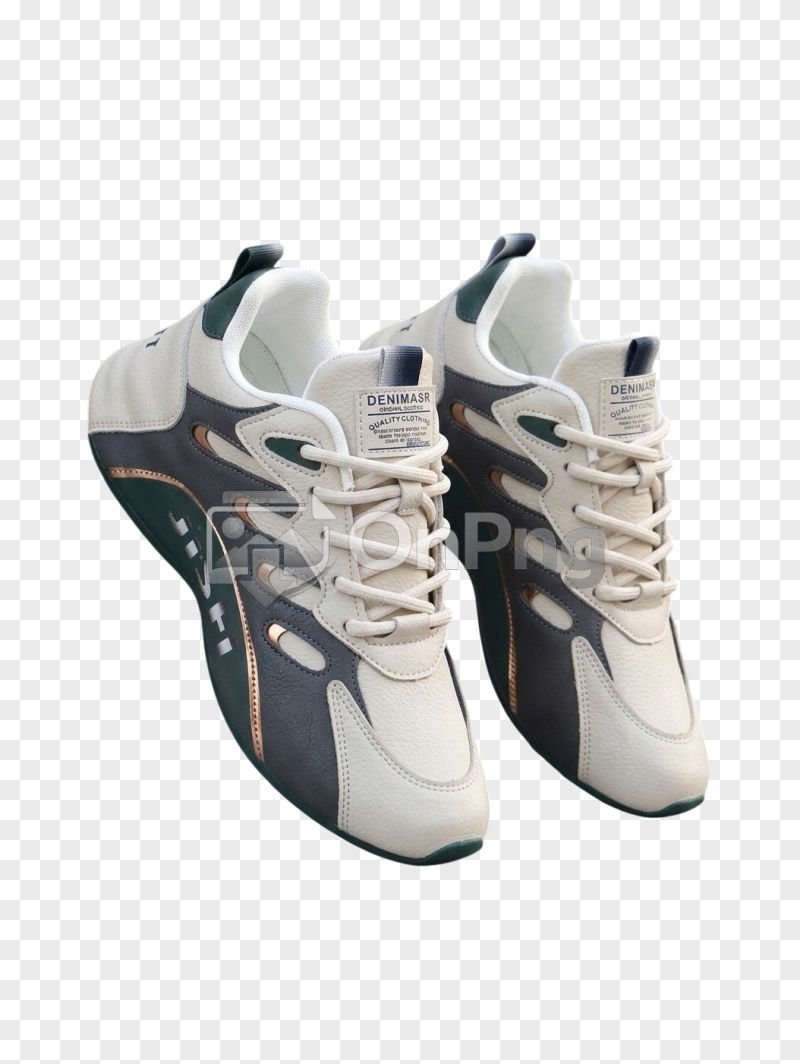 Denimnasr Men's Casual Leather Sneakers PNG