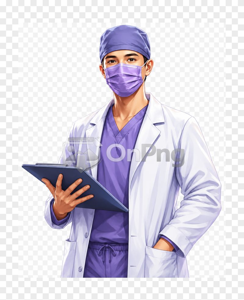 Male Doctor Surgeon Clipart PNG Transparent Background