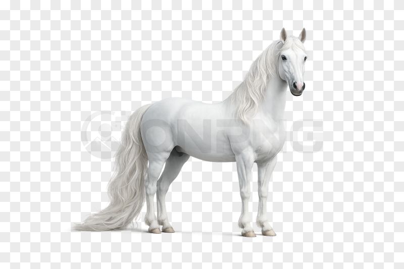 White Horse PNG Transparent Background