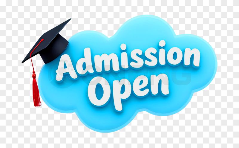 Admission Open Transparent Background PNG