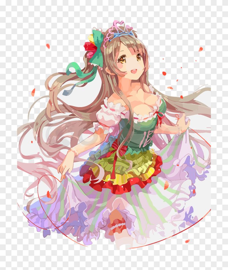 Anime Princess Transparent Background PNG