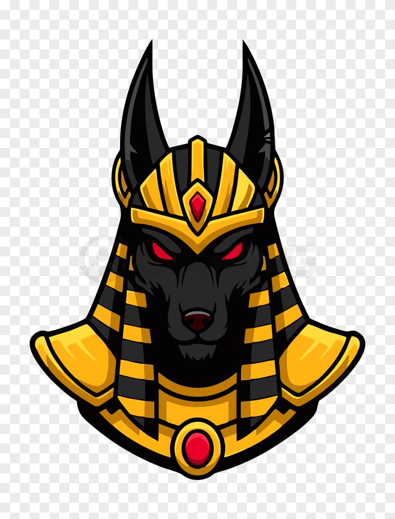 Anubis Vector Logo Transparent Background PNG