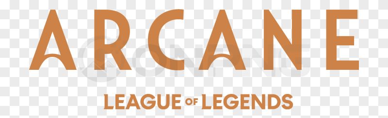 Arcane League of Legends Logo Transparent Background PNG