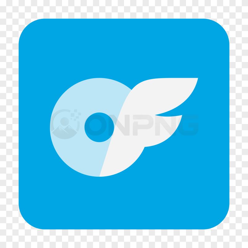 Blue App Icon Transparent Background PNG