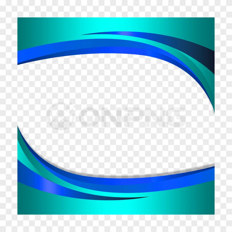 Blue Wave PNG Transparent Background