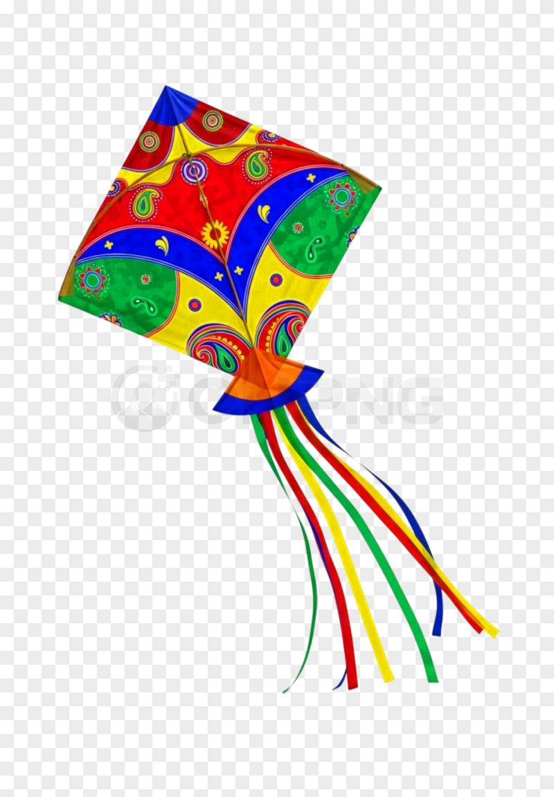 Colorful Kite Transparent Background PNG