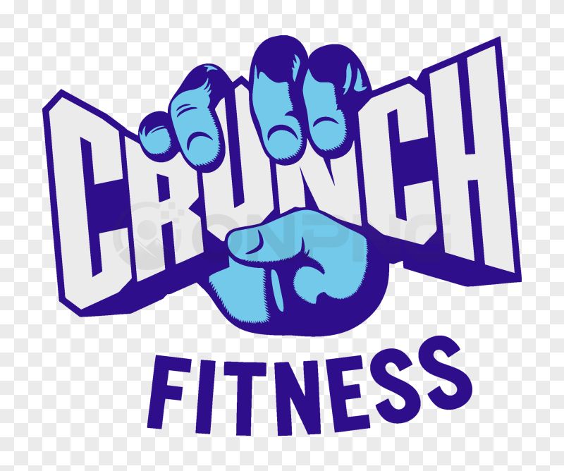 Crunch Fitness Logo Transparent Background PNG