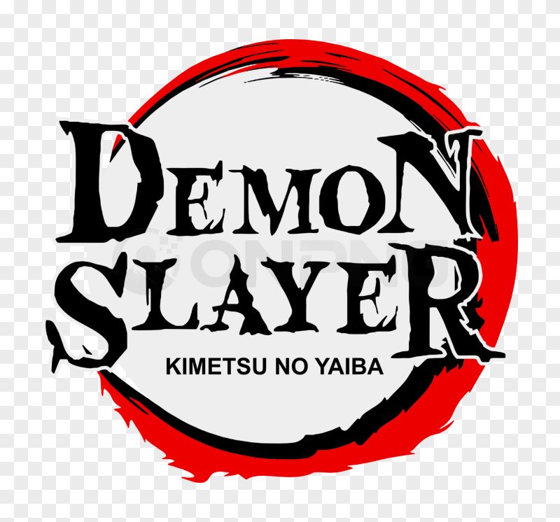 Demon Slayer Kimetsu Logo Transparent Background PNG