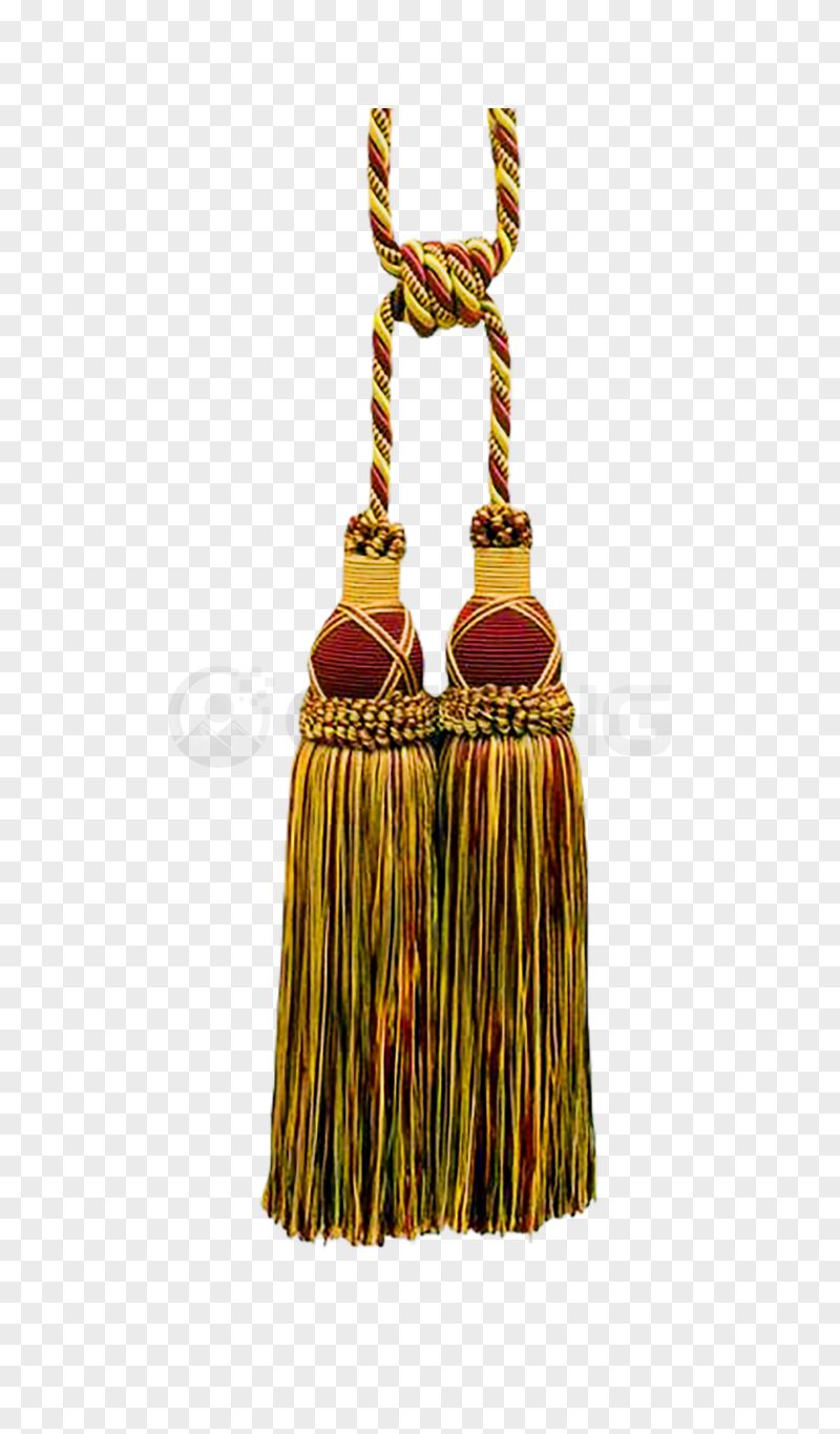 Golden Curtain Tassel Transparent Background