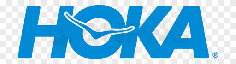 Hoka Blue Logo Transparent Background PNG