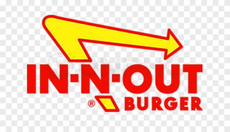 In N Out Burger Logo Transparent Background PNG