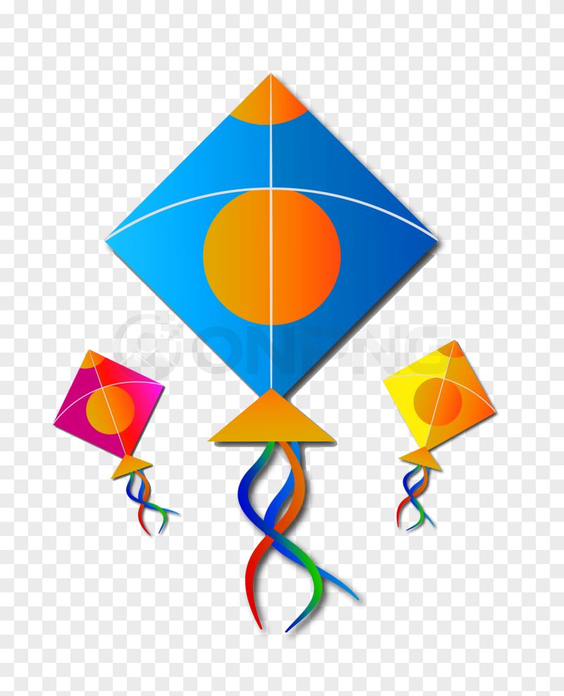 Makar Sankranti Kite Transparent Background PNG