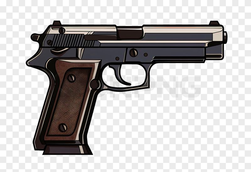 Pistol Vector Transparent Background PNG