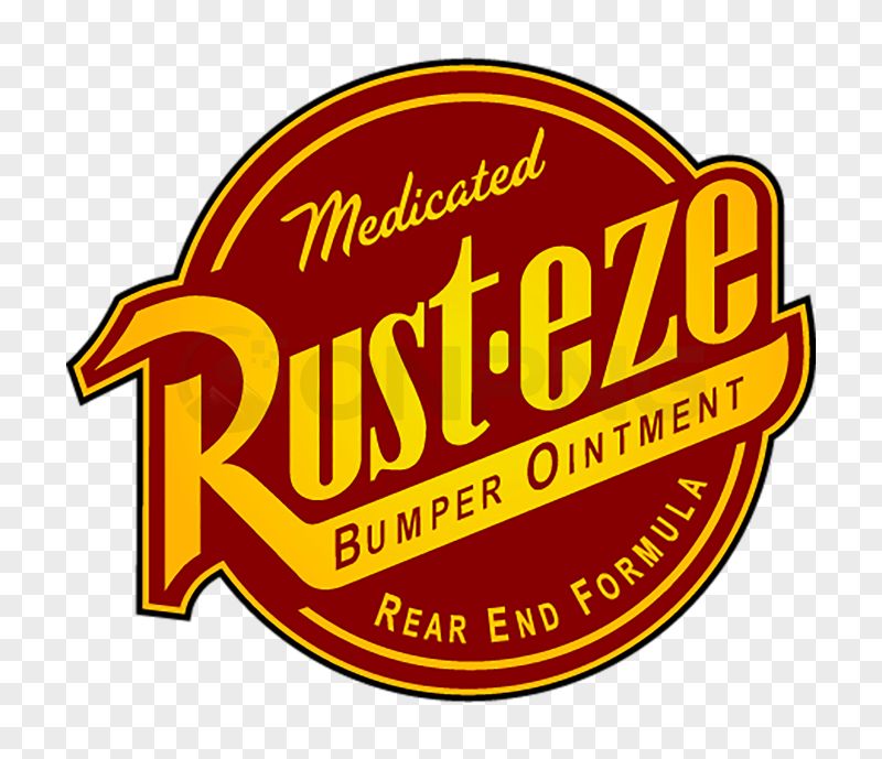 Pixar Cars Rusteze Logo Png