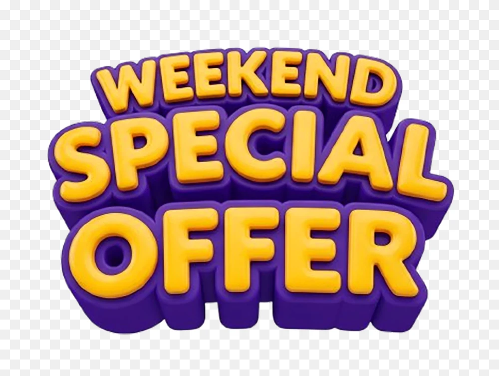 Weekend Special Offer Transparent Background PNG  Transparent Background