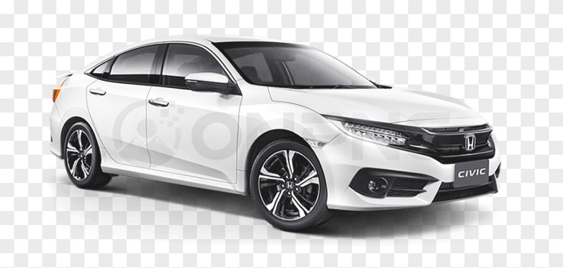 White Honda Civic Transparent Background